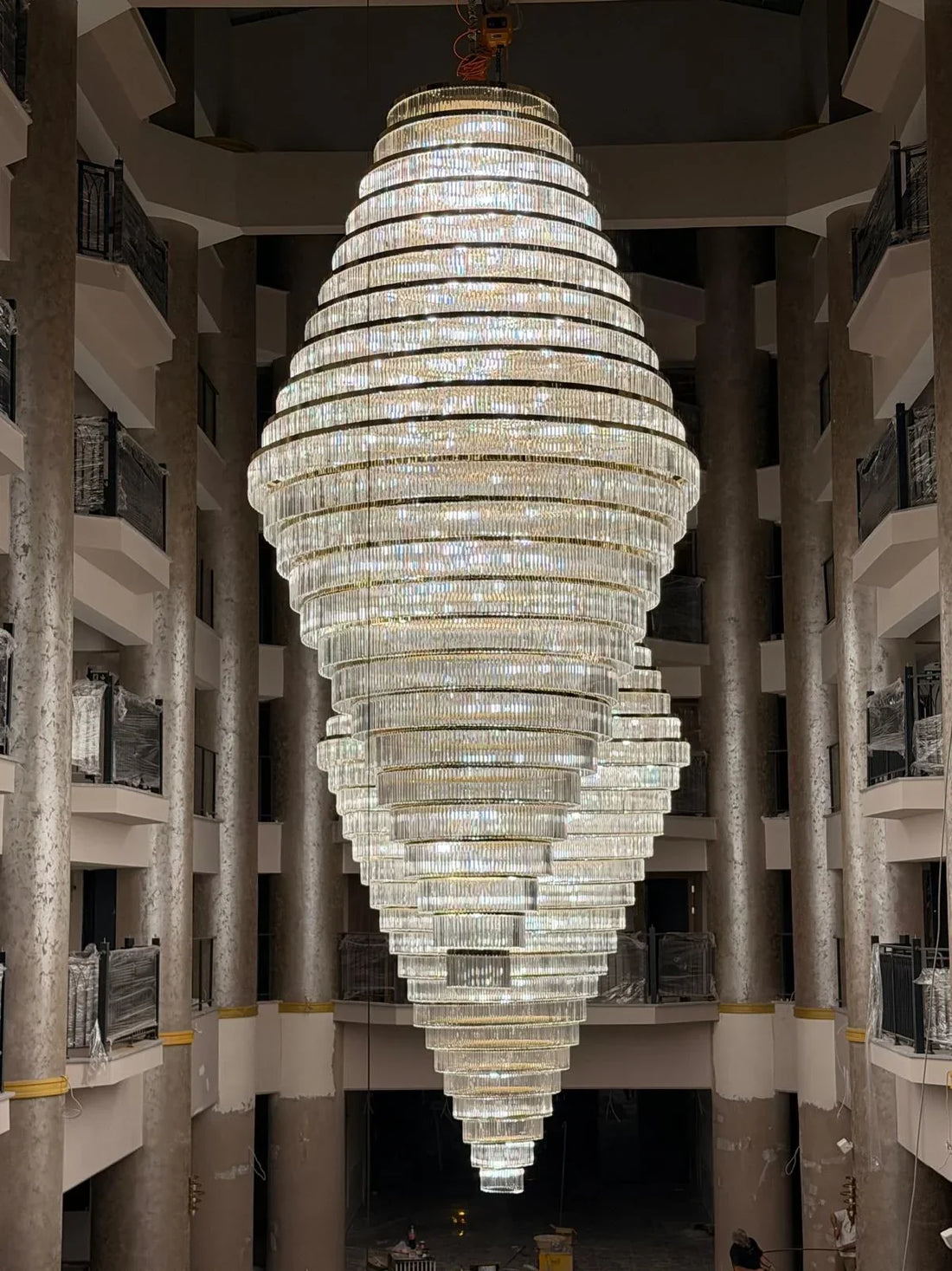 Alanya Otel Projesi | Özel Tasarım Avize ve Aydınlatma Projesi