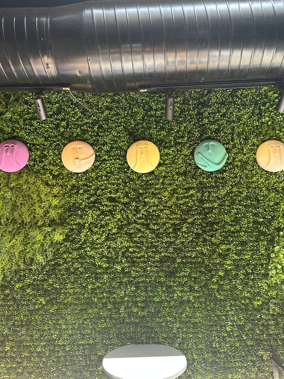Set di sculture da parete Emojis – 6 elementi colorati ed espressivi di arte murale moderna per casa e ufficio