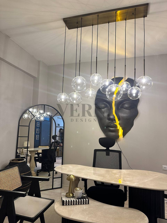 Kırık Kadın Figürlü Soyut Duvar Heykeli – Ev ve Ofis İçin Duygusal Modern Sanat (130x87 cm)