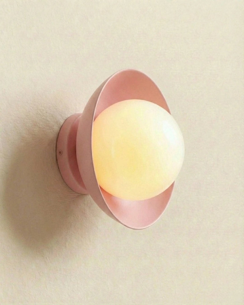 Nua Globe Sconce | Modern Kase Formlu Renkli Duvar Apliği