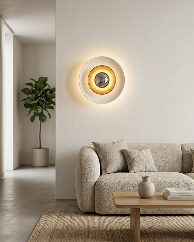 Aurelia Wall Sconce | Katmanlı Işığın Heykelsi Aurası
