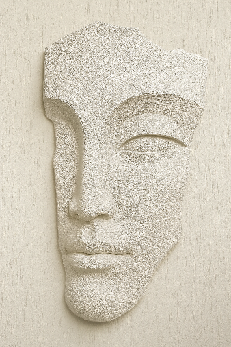Visage 95 | Scultura da parete personalizzabile a forma di viso