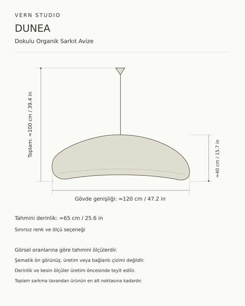 Dunea — Dokulu Organik Sarkıt Avize