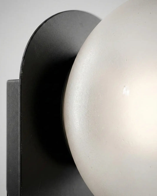 Hare Aplik | Opal Cam Küreli Duvar Apliği