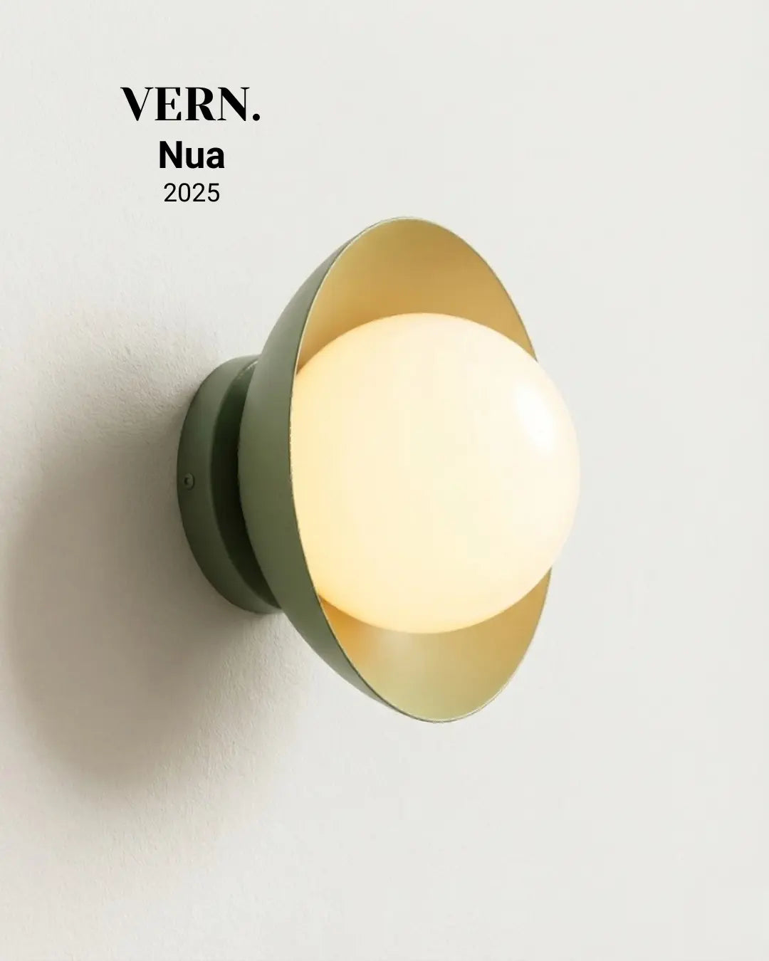 Nua Globe Sconce | Modern Kase Formlu Renkli Duvar Apliği