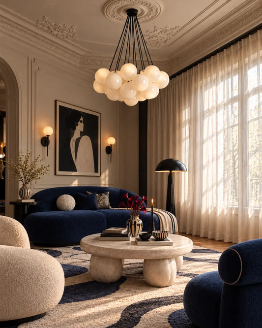 Nuvia Küre Sarkıt Avize – Salon ve Yemek Masası Aydınlatması