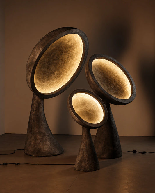 Soleva Trio — Sculptural Floor Lamp Set of Three