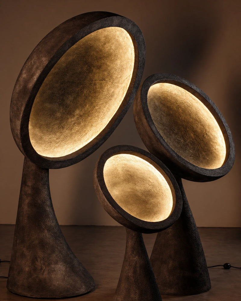 Soleva Trio — Set di tre lampade da terra scultoree